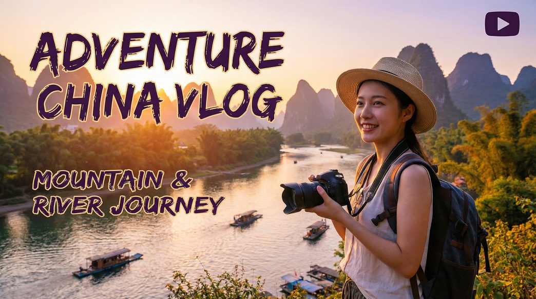 眼镜反差旅行VLOG视频